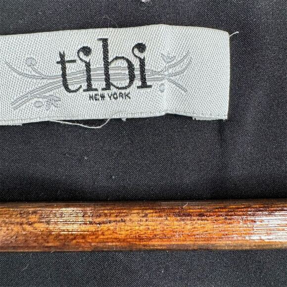 Tibi New York Women's M‎ Multicolor Geometric Halter Bubble Hem Dress - Picture 6 of 11